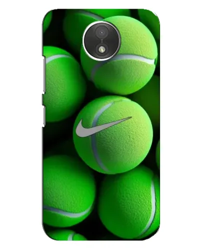 Чехол для Motorola Moto C (XT1750) с картинкой «Теннисные мячи Найк»