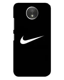 Чехол для Motorola Moto C (XT1750) с картинкой «Минималистический Найк»