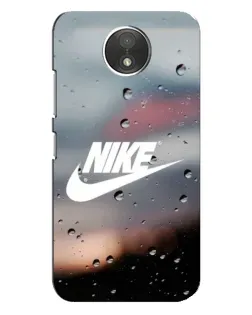 Чехол для Motorola Moto C (XT1750) с картинкой «Nike в стиле ретро»