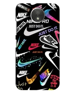 Чехол для Motorola Moto C (XT1750) с картинкой «Nike — роскошь»