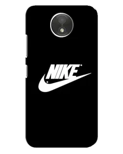 Чехол для Motorola Moto C (XT1750) с картинкой «Мазки краски Nike»
