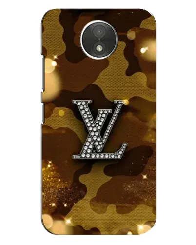 Чехол для Motorola Moto C (XT1750) с картинкой «Камуфляжный Louis Vuitton»