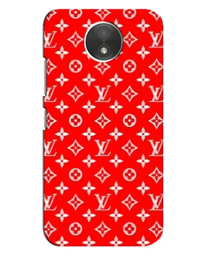 Чехол для Motorola Moto C (XT1750) с картинкой «Яркий паттерн LV»