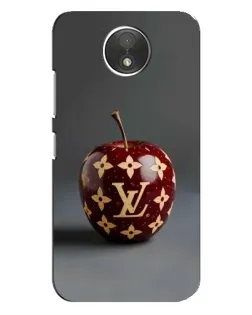 Чехол для Motorola Moto C (XT1750) с картинкой «Красное яблоко LV»