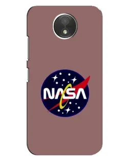 Чехол для Motorola Moto C (XT1750) с картинкой «NASA — ретро космос» Чехол для Motorola Moto C (XT1750) с картинкой «NASA — ретро космос»