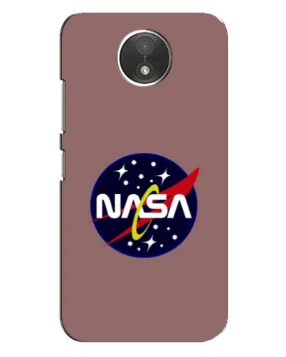 Чехол для Motorola Moto C (XT1750) с картинкой «NASA — ретро космос»