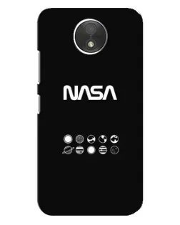 Чехол для Motorola Moto C (XT1750) с картинкой «NASA — технический принт» Чехол для Motorola Moto C (XT1750) с картинкой «NASA — технический принт»