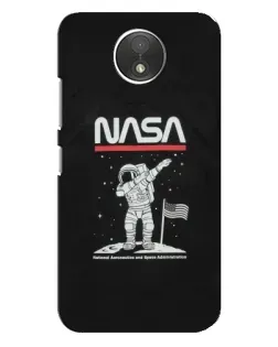 Чехол для Motorola Moto C (XT1750) с картинкой «NASA — шагаем по Луне» Чехол для Motorola Moto C (XT1750) с картинкой «NASA — шагаем по Луне»