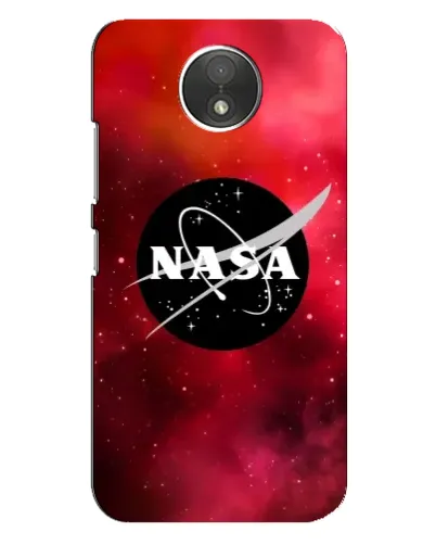 Чехол для Motorola Moto C (XT1750) с картинкой «NASA — красная туманность»
