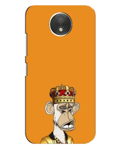 Чехол для Motorola Moto C (XT1750) с картинкой «Золотая обезьяна Bored Ape»