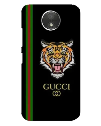 Чехол для Motorola Moto C (XT1750) с картинкой «Тигр Gucci»