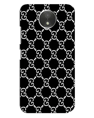 Чехол для Motorola Moto C (XT1750) с картинкой «Gucci — сетчатый паттерн»