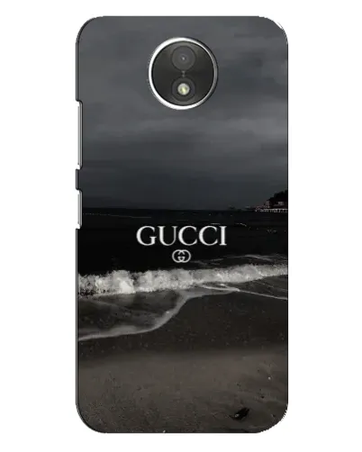 Чехол для Motorola Moto C (XT1750) с картинкой «Gucci — морской прибой»