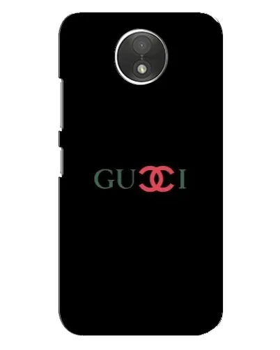 Чехол для Motorola Moto C (XT1750) с картинкой «Gucci — красный градиент»