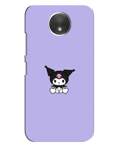 Чехол для Motorola Moto C (XT1750) с картинкой «Kuromi — фиолетовый минимализм» Чехол для Motorola Moto C (XT1750) с картинкой «Kuromi — фиолетовый минимализм»
