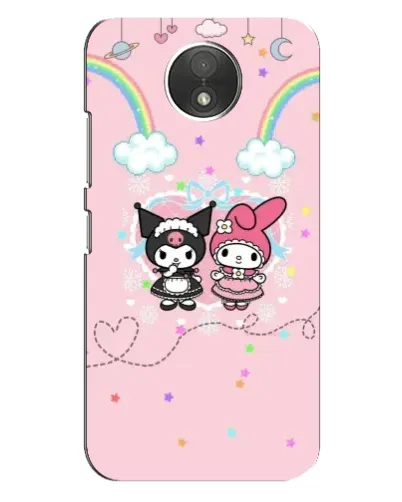 Чехол для Motorola Moto C (XT1750) с картинкой «My Melody и Kuromi» Чехол для Motorola Moto C (XT1750) с картинкой «My Melody и Kuromi»