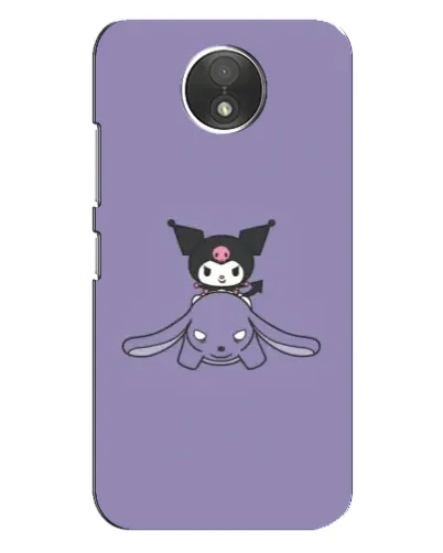 Чехол для Motorola Moto C (XT1750) с картинкой «Kuromi на лиловом фоне» Чехол для Motorola Moto C (XT1750) с картинкой «Kuromi на лиловом фоне»