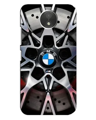 Чехол для Motorola Moto C (XT1750) с картинкой «BMW — деталь диска»