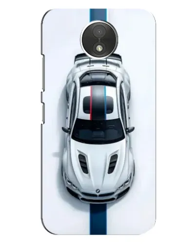 Чехол для Motorola Moto C (XT1750) с картинкой «Вид сверху — BMW M»