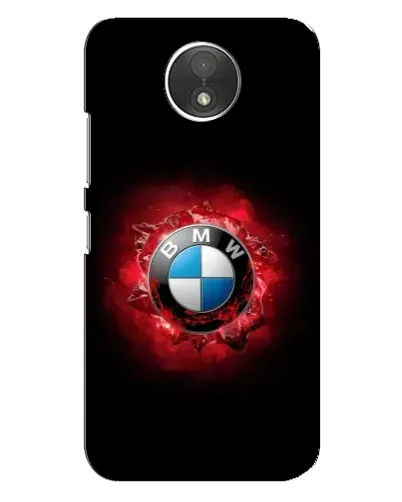 Чехол для Motorola Moto C (XT1750) с картинкой «Логотип BMW — вспышка»