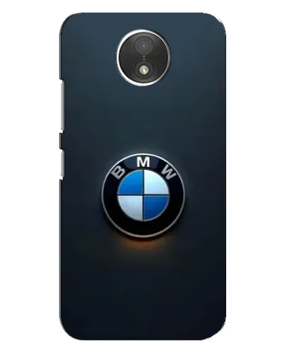 Чехол для Motorola Moto C (XT1750) с картинкой «Логотип BMW — минимализм»