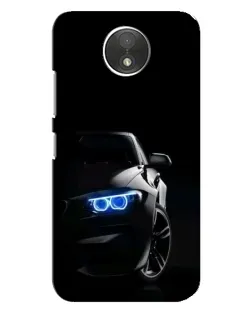 Чехол для Motorola Moto C (XT1750) с картинкой «BMW — ночной взгляд»
