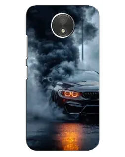 Чехол для Motorola Moto C (XT1750) с картинкой «BMW M-Power — абстракция»