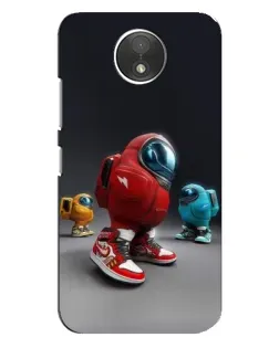 Чехол для Motorola Moto C (XT1750) с картинкой «Among Us — 3D стиль»