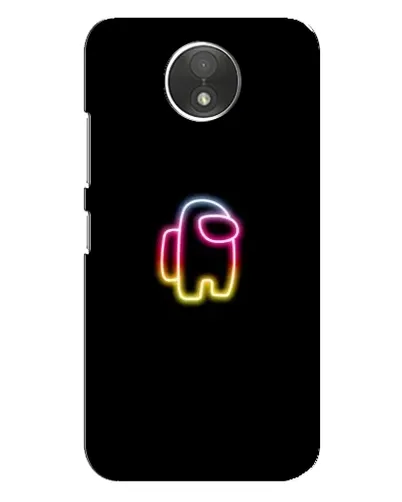 Чехол для Motorola Moto C (XT1750) с картинкой «Among Us градиент»