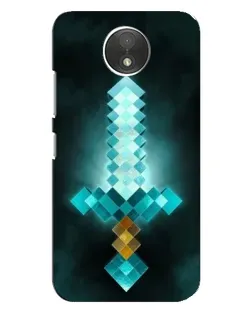 Чохол для Motorola Moto C (XT1750) з картинкою «Алмазний меч неон» Чохол для Motorola Moto C (XT1750) з картинкою «Алмазний меч неон»