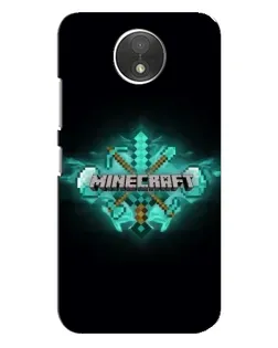 Чохол для Motorola Moto C (XT1750) з картинкою «Minecraft Diamond лого» Чохол для Motorola Moto C (XT1750) з картинкою «Minecraft Diamond лого»