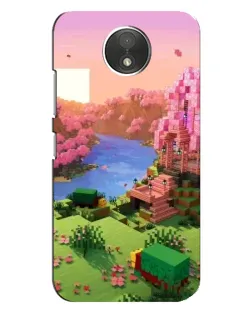 Чохол для Motorola Moto C (XT1750) з картинкою «Рожеве дерево Minecraft» Чохол для Motorola Moto C (XT1750) з картинкою «Рожеве дерево Minecraft»