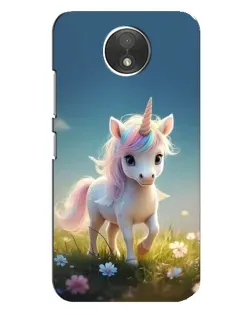 Чехол для Motorola Moto C (XT1750) с картинкой «Единорог на поляне» Чехол для Motorola Moto C (XT1750) с картинкой «Единорог на поляне»