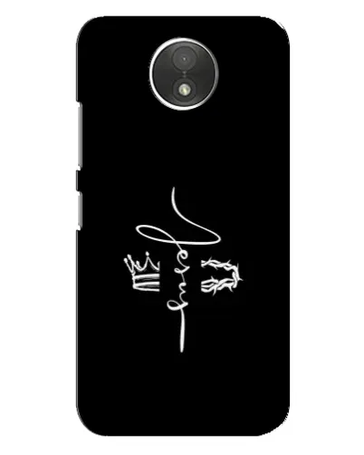 Чехол для Motorola Moto C (XT1750) с картинкой «Король Славы Jesus»