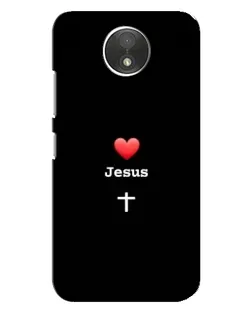 Чехол для Motorola Moto C (XT1750) с картинкой «Сердце - Jesus» Чехол для Motorola Moto C (XT1750) с картинкой «Сердце - Jesus»