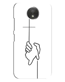 Чехол для Motorola Moto C (XT1750) с картинкой «Рука держит» Чехол для Motorola Moto C (XT1750) с картинкой «Рука держит»