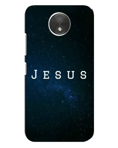 Чехол для Motorola Moto C (XT1750) с картинкой «Звездное небо Jesus»