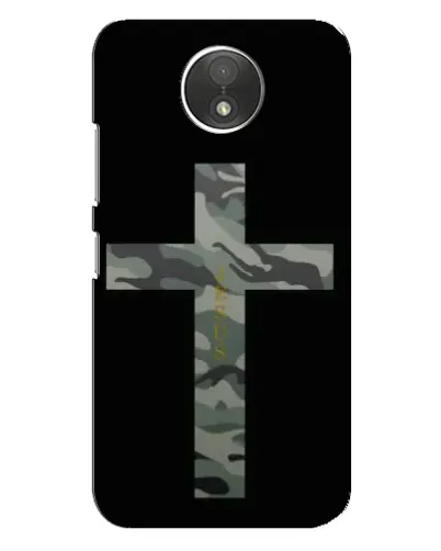 Чехол для Motorola Moto C (XT1750) с картинкой «Милитари Крест»