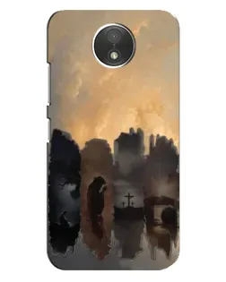 Чехол для Motorola Moto C (XT1750) с картинкой «Дорога к вере»