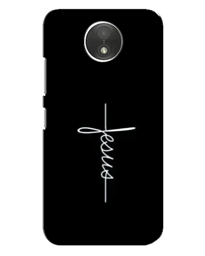 Чехол для Motorola Moto C (XT1750) с картинкой «Тонкая линия веры»