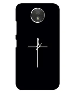 Чохол для Motorola Moto C (XT1750) з картинкою «Тонкий хрест»