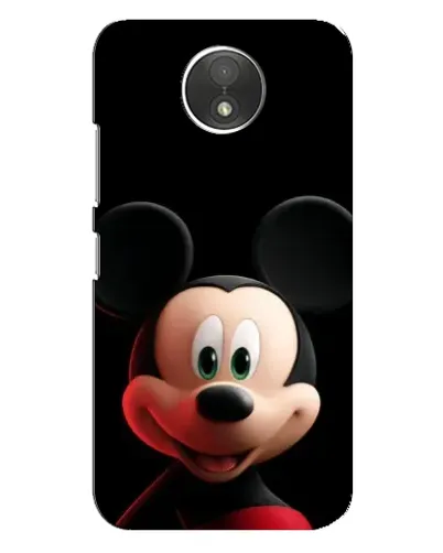 Чехол для Motorola Moto C (XT1750) с картинкой «Улыбающийся Микки Маус»