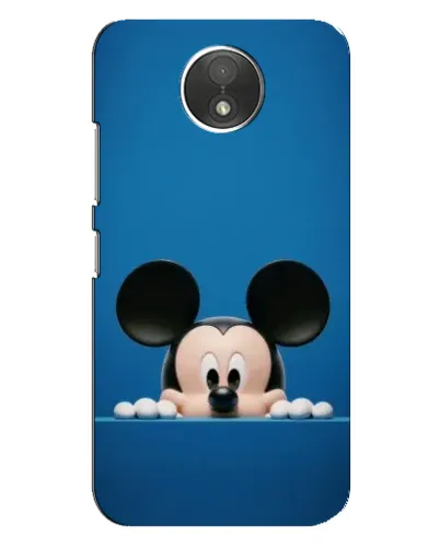 Чехол для Motorola Moto C (XT1750) с картинкой «Микки выглядывает»