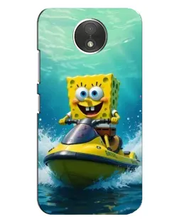 Чехол для Motorola Moto C (XT1750) с картинкой «Спанч Боб на гидроцикле» Чехол для Motorola Moto C (XT1750) с картинкой «Спанч Боб на гидроцикле»
