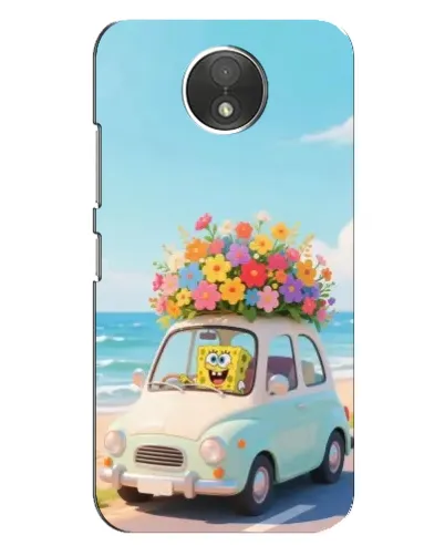 Чехол для Motorola Moto C (XT1750) с картинкой «Автомобильное путешествие»