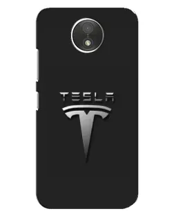 Чехол для Motorola Moto C (XT1750) с картинкой «Стальной логотип Tesla» Чехол для Motorola Moto C (XT1750) с картинкой «Стальной логотип Tesla»