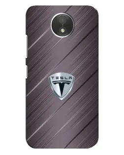Чехол для Motorola Moto C (XT1750) с картинкой «Металлическая текстура Tesla» Чехол для Motorola Moto C (XT1750) с картинкой «Металлическая текстура Tesla»