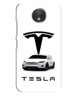 Чехол для Motorola Moto C (XT1750) с картинкой «Tesla White Style» Чехол для Motorola Moto C (XT1750) с картинкой «Tesla White Style»