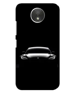 Чехол для Motorola Moto C (XT1750) с картинкой «Фары Tesla Night» Чехол для Motorola Moto C (XT1750) с картинкой «Фары Tesla Night»