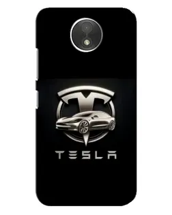 Чехол для Motorola Moto C (XT1750) с картинкой «Tesla — серебристое авто» Чехол для Motorola Moto C (XT1750) с картинкой «Tesla — серебристое авто»